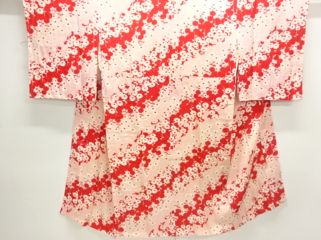 JAPANESE KIMONO / ANTIQUE JUBAN / KINSHA / FLOWER